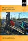 UK Specification for Ground Investigation - Book