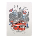 London Handmade Silkscreened Journal - Book
