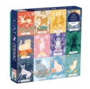 Cat Zodiac 500 Piece Puzzle - Book