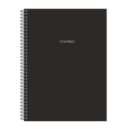 Black Wire-O Journal B5 7 X 10" - Book