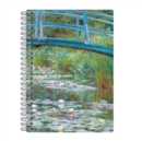 Monet Footbridge Wire-O Journal 6 X 8.5" - Book