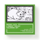 Moody Cats Magic Velvet Coloring Set - Book