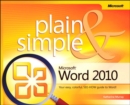 Microsoft Word 2010 Plain & Simple - eBook