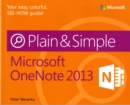 Microsoft OneNote 2013 Plain & Simple - Book