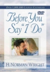 Before You Say "I Do" (TM) DVD - Book