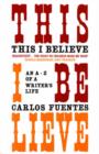 This I Believe : An A-Z of a Writer's Life - Book