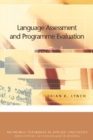 Language Assessment and Programme Evaluation - Book