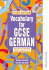 Vocabulary for GCSE German - Book