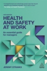 Health and Safety at Work : An Essential Guide for Managers - Book
