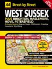 AA Street by Street West Sussex : Midi - Book