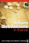 Return Distributions in Finance - Book
