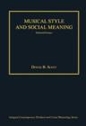 Musical Style and Social Meaning : Selected Essays - Book