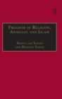 Freedom of Religion, Apostasy and Islam - Book
