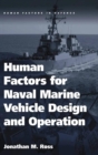 Human Factors for Naval Marine Vehicle Design and Operation - Book