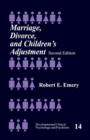 Marriage, Divorce, and Children's Adjustment - Book