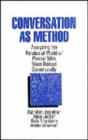 Conversation As Method : Analyzing the Relational World of People Who Were Raised Communally - Book