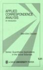 Applied Correspondence Analysis : An Introduction - Book