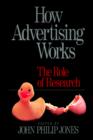 How Advertising Works : The Role of Research - Book
