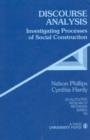 Discourse Analysis : Investigating Processes of Social Construction - Book