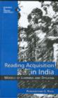 Reading Acquisition in India : Models of Learning and Dyslexia - Book