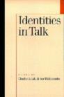 Identities in Talk - Book