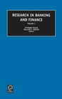 Research in Banking and Finance - Book