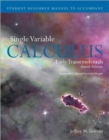 Student Resource Manual to Accompany Single Variable Calculus: Early Transcendentals - Book