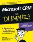 Microsoft CRM For Dummies - Book