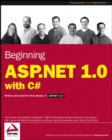 Beginning ASP.NET 1.0 with C# - Book