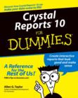 Crystal Reports 10 For Dummies - eBook
