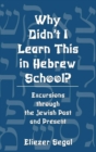 Why Didn't I Learn This in Hebrew School? : Excursions Through the Jewish Past and Present - Book