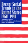 Recent Social Trends in the United States, 1960-1990 : Volume 3 - Book