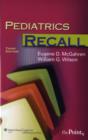 Pediatrics Recall - Book