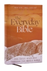 NKJV, The Everyday Bible, Hardcover, Red Letter, Comfort Print : 365 Daily Readings Through the Whole Bible - Book