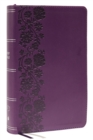 KJV Holy Bible: Large Print Single-Column with 43,000 End-of-Verse Cross References, Purple Leathersoft, Personal Size, Red Letter, Comfort Print: King James Version - Book