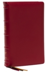 KJV Holy Bible: Large Print Single-Column with 43,000 End-of-Verse Cross References, Red Goatskin Leather, Premier Collection, Personal Size, Red Letter: King James Version - Book