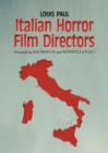 Italian Horror Film Directors - Book