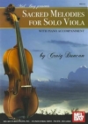 Sacred Melodies for Solo Viola : with Piano Accompianment - Book