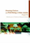 Housing Choices and Well-Being of Older Adults : Proper Fit - Book