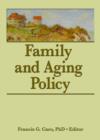 Family and Aging Policy - Book