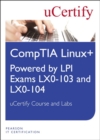 Linux+ Powered by LPI Exams LX-0-103 and LX0-104 uCertify Course and Lab Student Access Card - Book