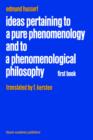 Ideas Pertaining to a Pure Phenomenology and to a Phenomenological Philosophy : Second Book Studies in the Phenomenology of Constitution - Book