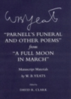"Parnell's Funeral and Other Poems" from "A Full Moon in March" : Manuscript Materials - Book
