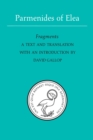 Parmenides of Elea : A text and translation with an introduction - Book