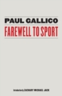 Farewell to Sport - Book