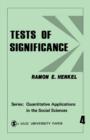 Tests of Significance - Book