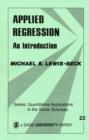 Applied Regression : An Introduction - Book