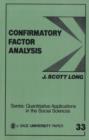 Confirmatory Factor Analysis : A Preface to LISREL - Book