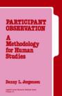 Participant Observation : A Methodology for Human Studies - Book