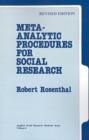 Meta-Analytic Procedures for Social Research - Book